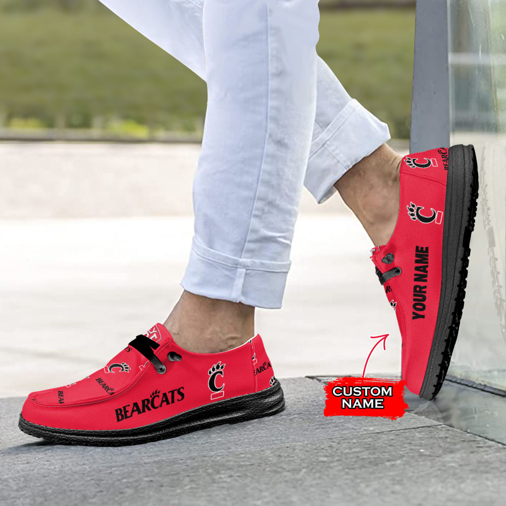 Cincinnati Bearcats H-D Shoes Wally Herren-Slipper zum Schnüren für Männer und Frauen