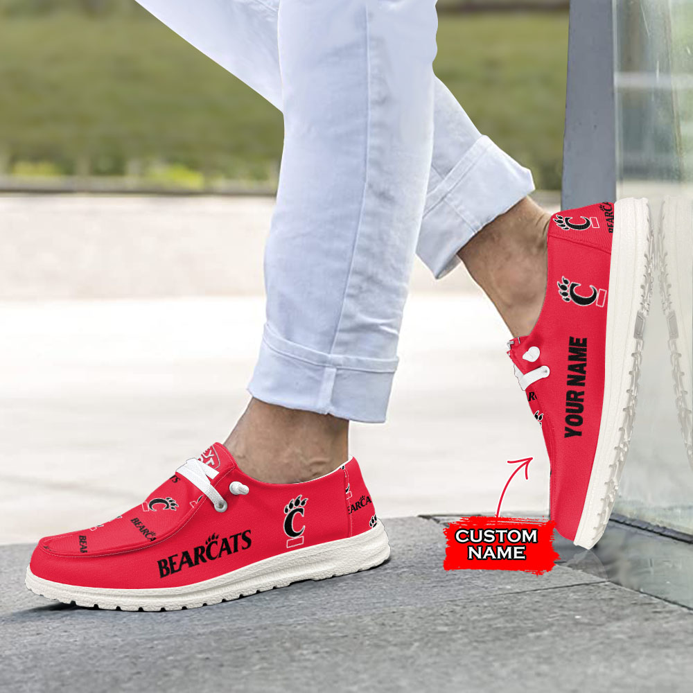 Cincinnati Bearcats H-D Shoes Wally Herren-Slipper zum Schnüren für Männer und Frauen