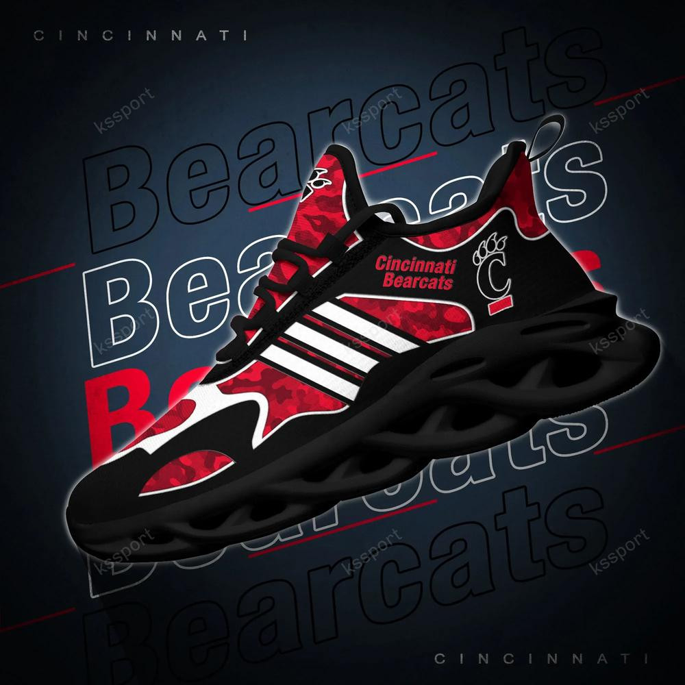 Cincinnati Bearcats Max Soul Clunky, Camo Running Sneakers für Fans aller Zeiten