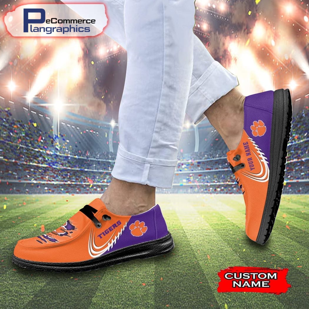 Clemson Tigers Broken Wall H-D Schuhe