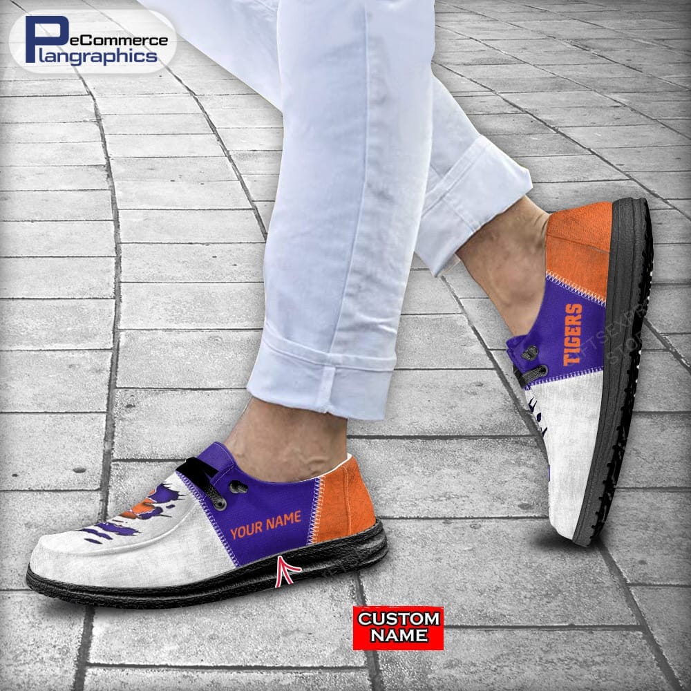 Clemson Tigers Custom Name H-D Schuhe