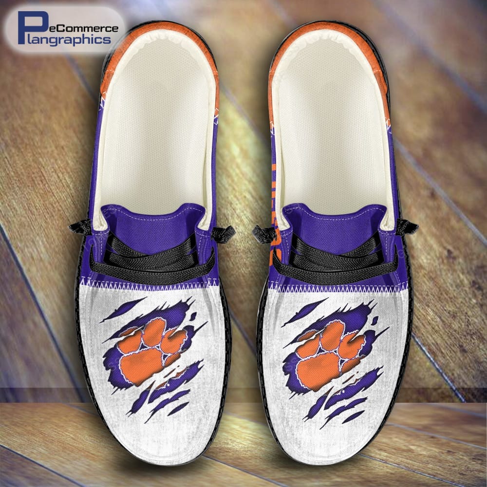 Clemson Tigers Custom Name H-D Schuhe
