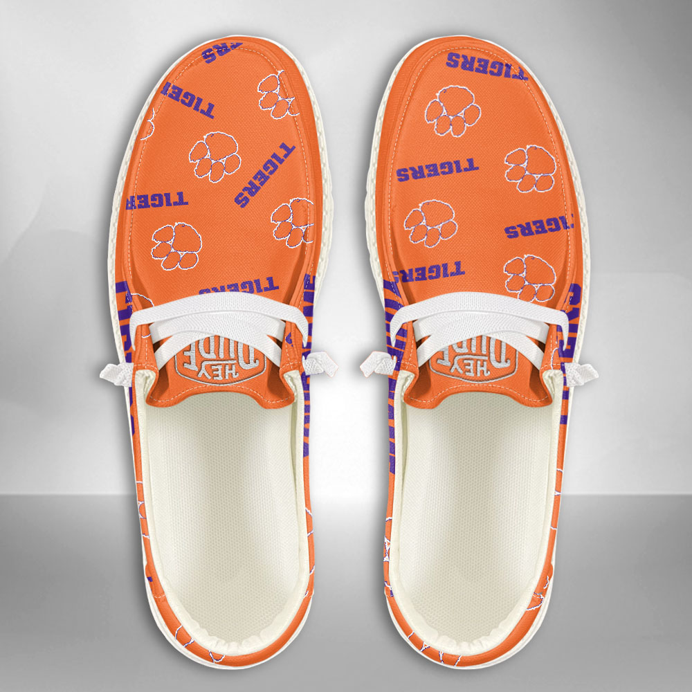 Clemson Tigers personalisierte H-D-Sportschuhe – individuelles Namensdesign