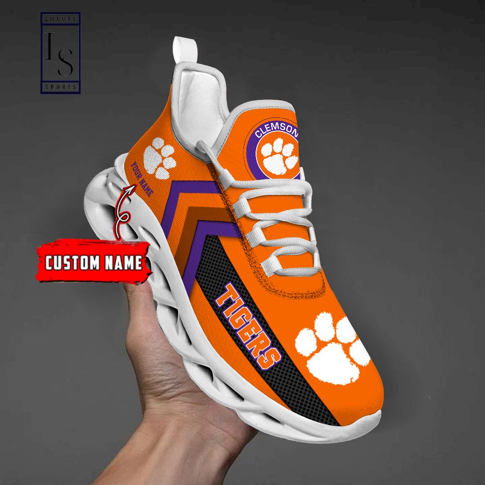 Clemson Tigers personalisierte Max-Schuhe
