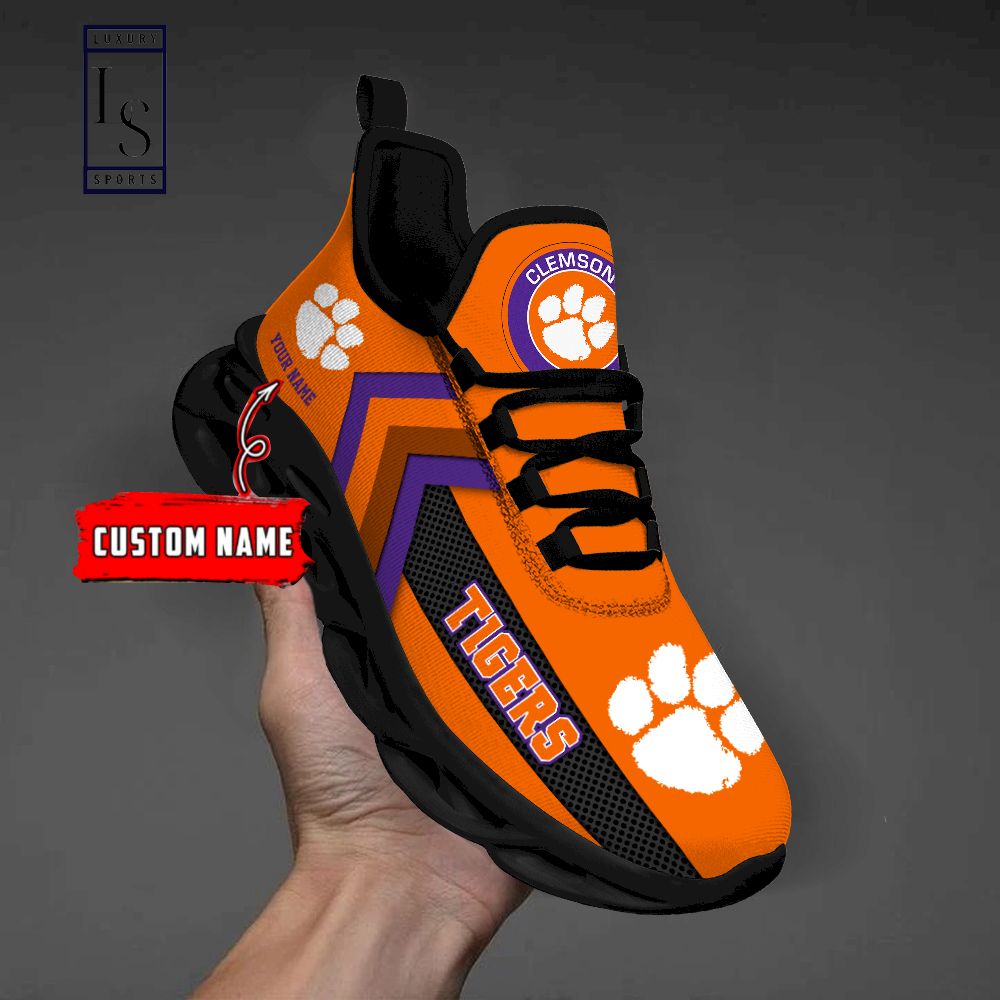 Clemson Tigers personalisierte Max-Schuhe