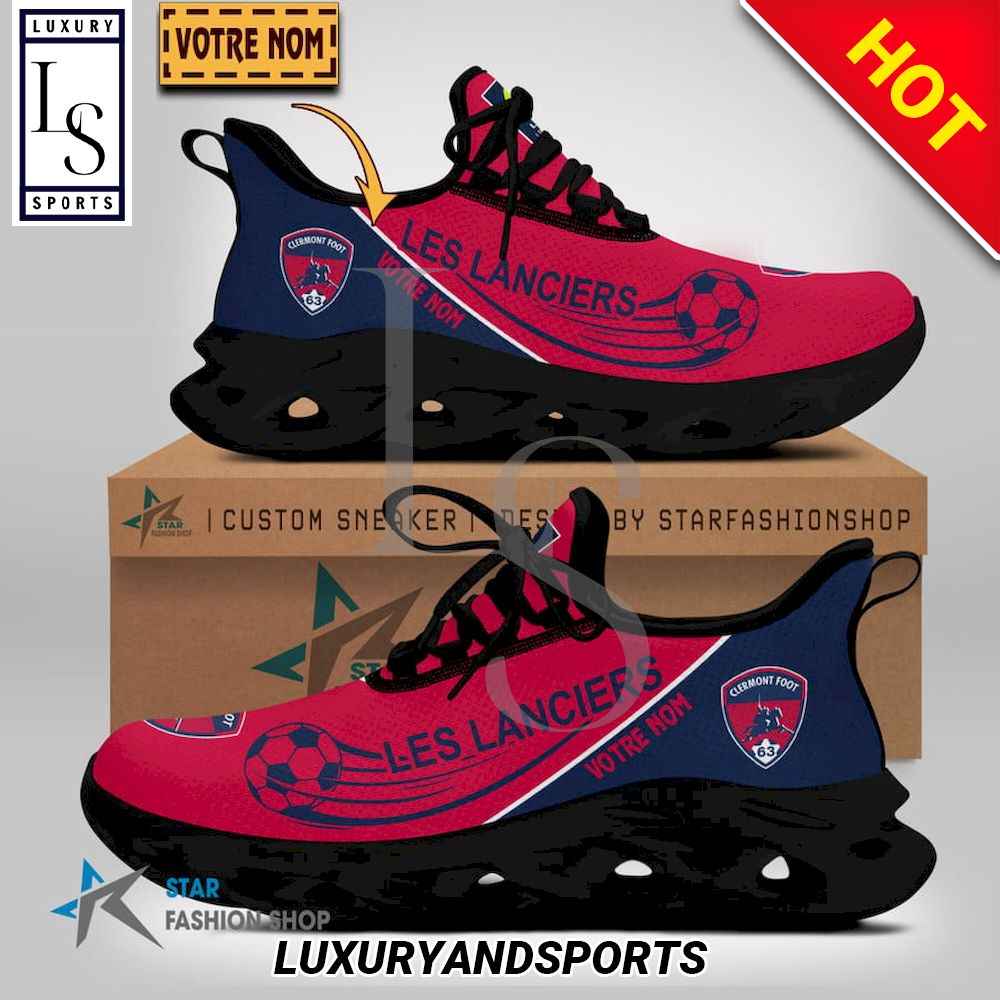 Clermont Foot Auvergne 63 Ligue 1 Benutzerdefinierter Name MAX SHOES
