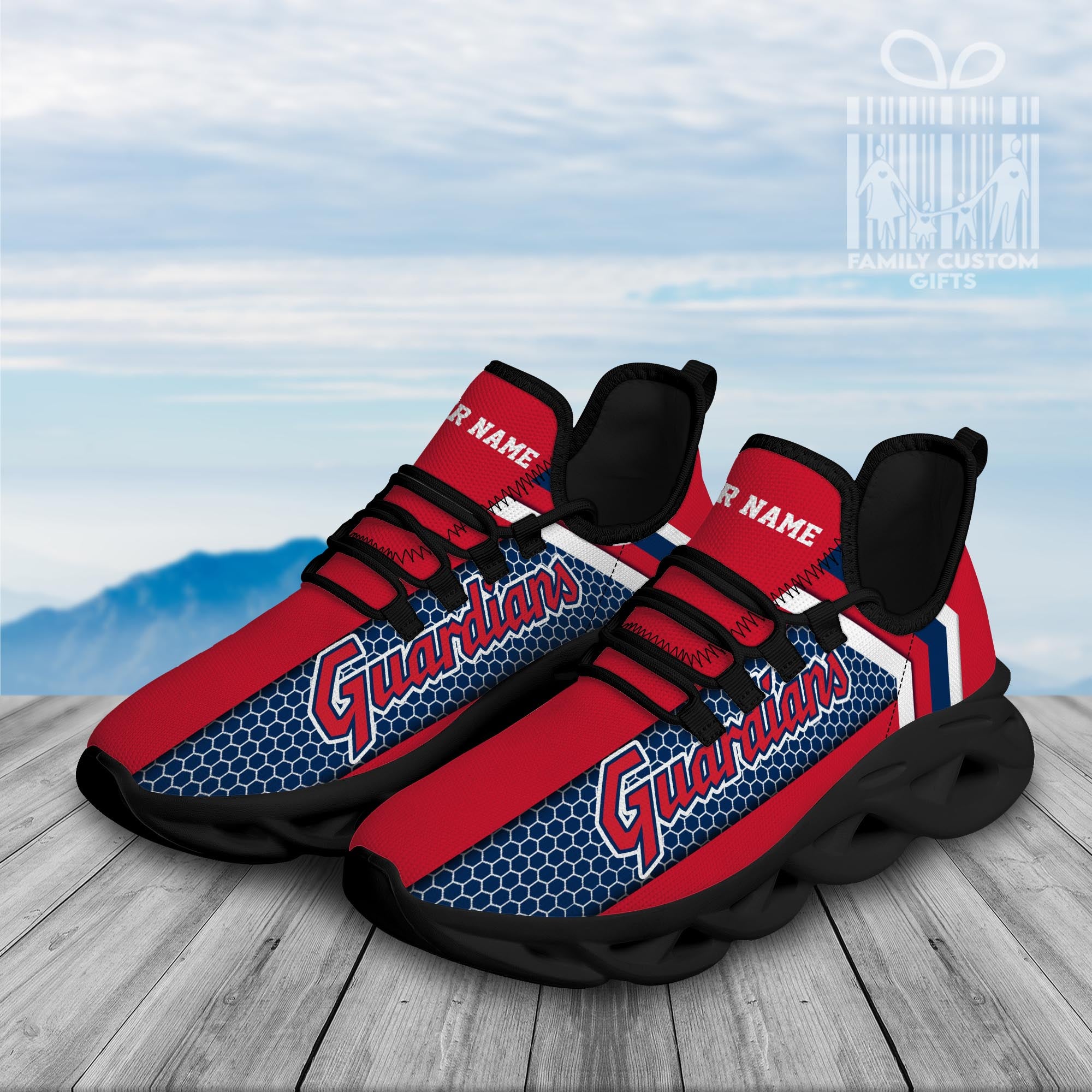 Cleveland Guardians Custom Baseball Personalisierte Max Soul Sneakers Laufsportschuhe