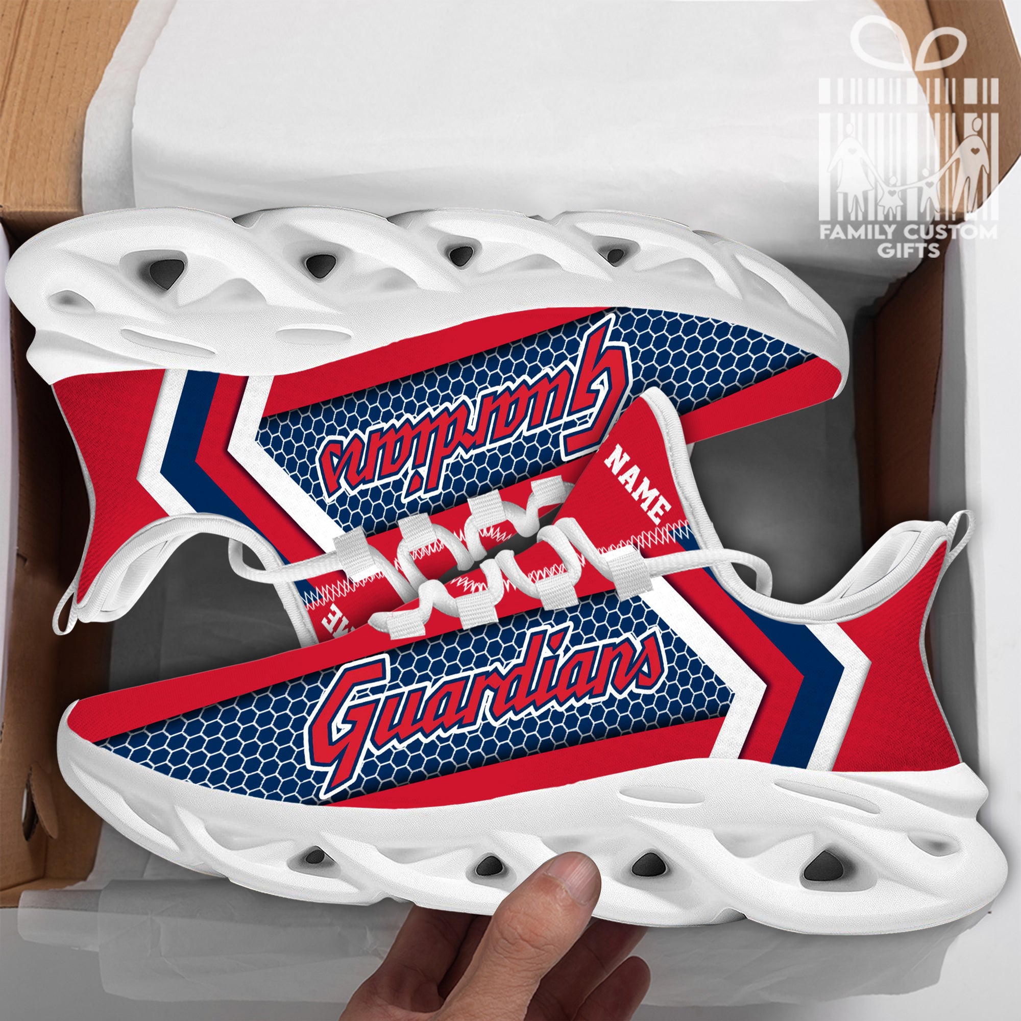 Cleveland Guardians Custom Baseball Personalisierte Max Soul Sneakers Laufsportschuhe