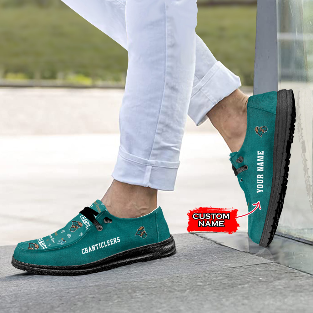 Coastal Carolina Chanticleers H-D Shoes Wally Herren-Slipper zum Schnüren für Männer und Frauen