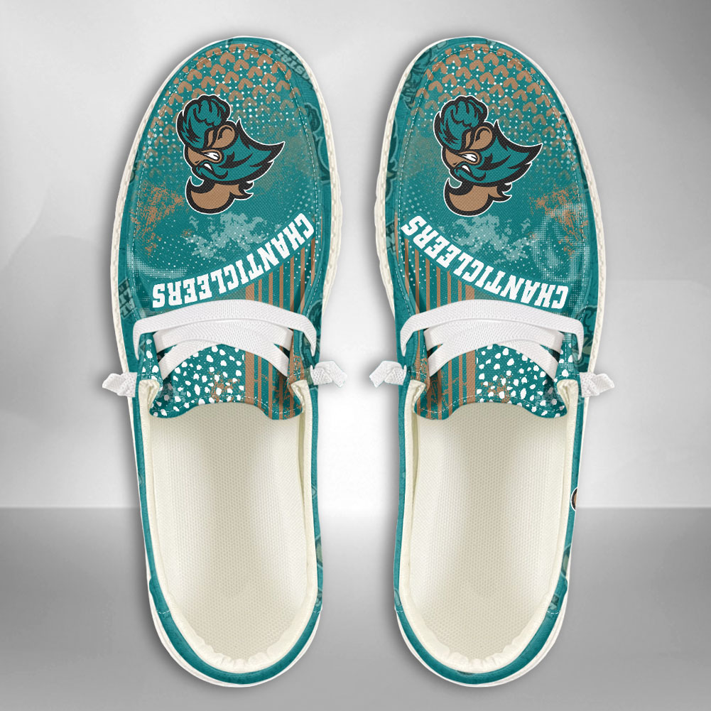 Coastal Carolina Chanticleers H-D Shoes Wally Herren-Slipper zum Schnüren für Männer und Frauen