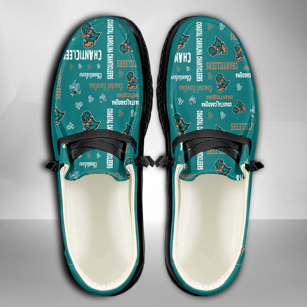 Coastal Carolina Chanticleers H-D Shoes Wally Herren-Slipper zum Schnüren für Männer und Frauen