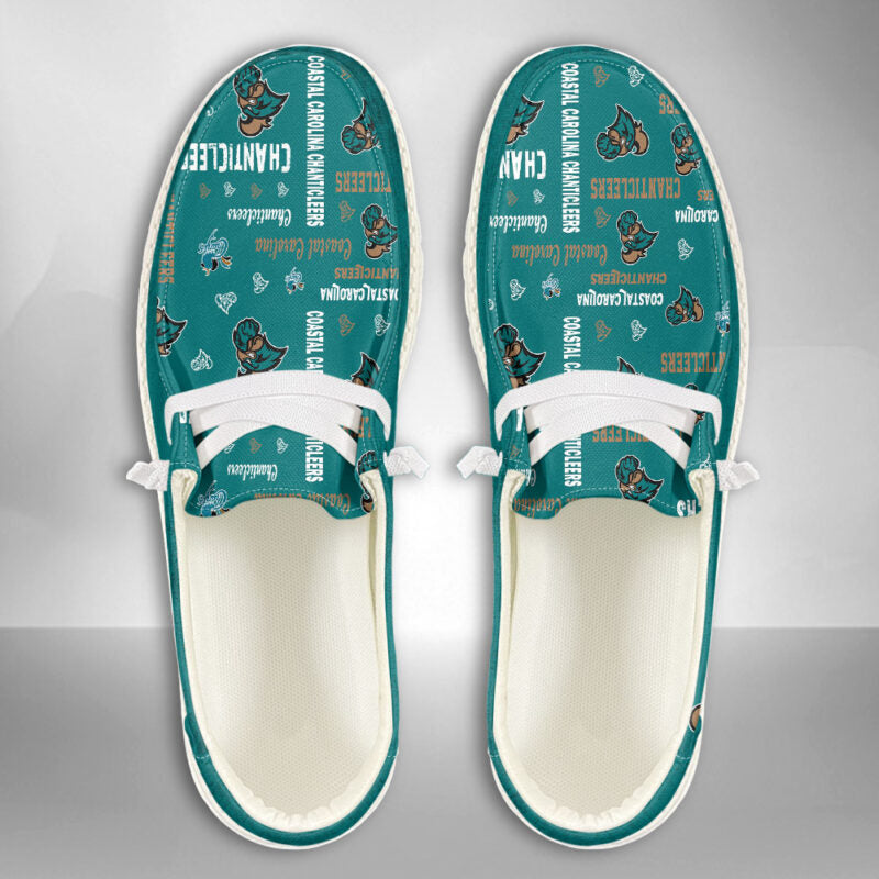 COASTAL CAROLINA CHANTICLEERS Personalisierte H-D Sportschuhe – individuelles Namensdesign