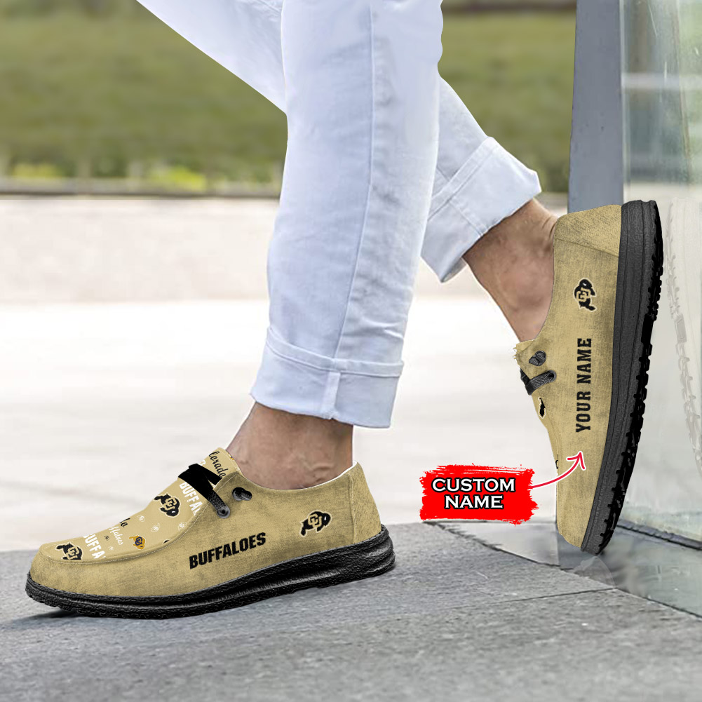 Colorado Buffaloes H-D Shoes Wally Herren-Schnürhalbschuhe für Damen und Herren