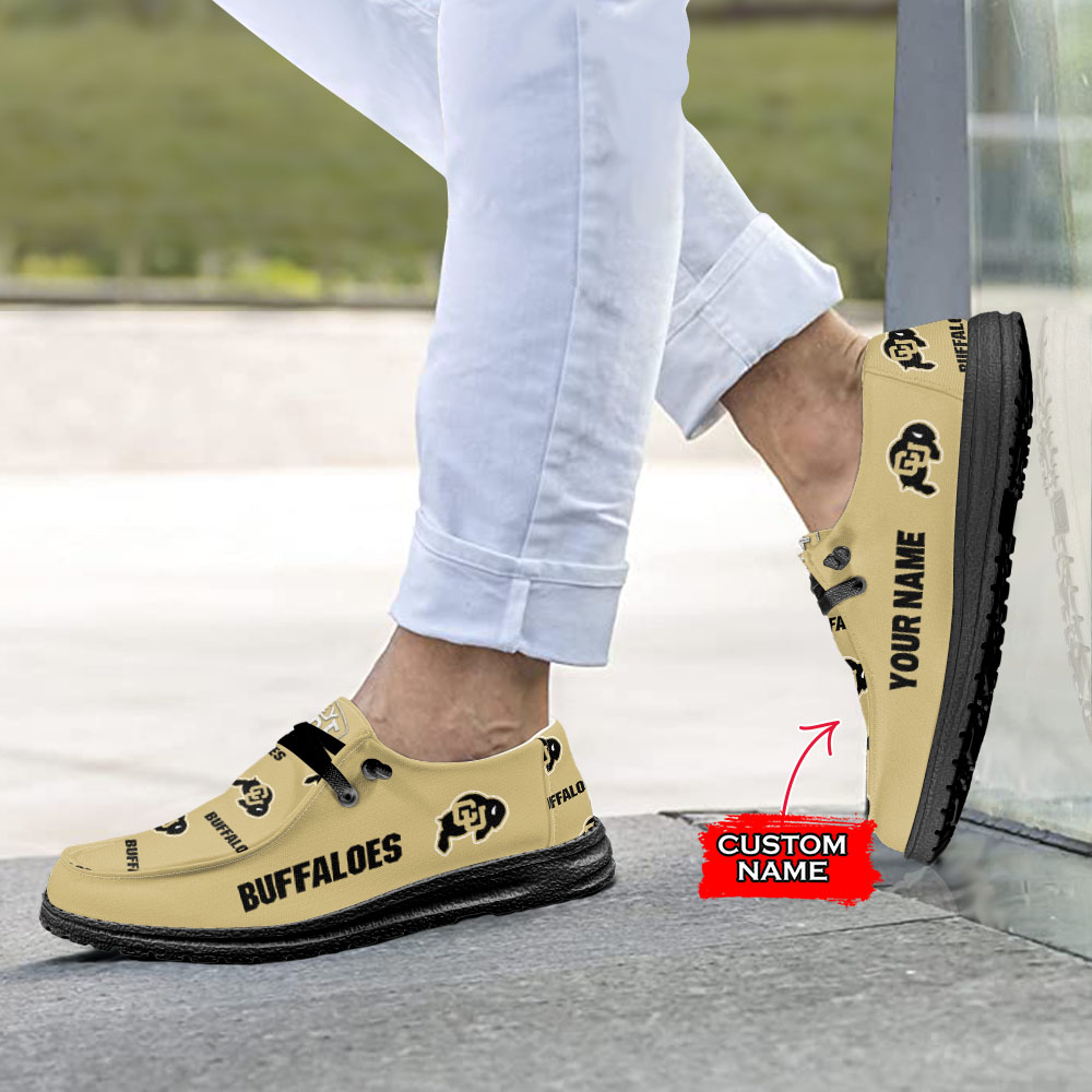 Colorado Buffaloes H-D Shoes Wally Herren-Schnürhalbschuhe für Damen und Herren