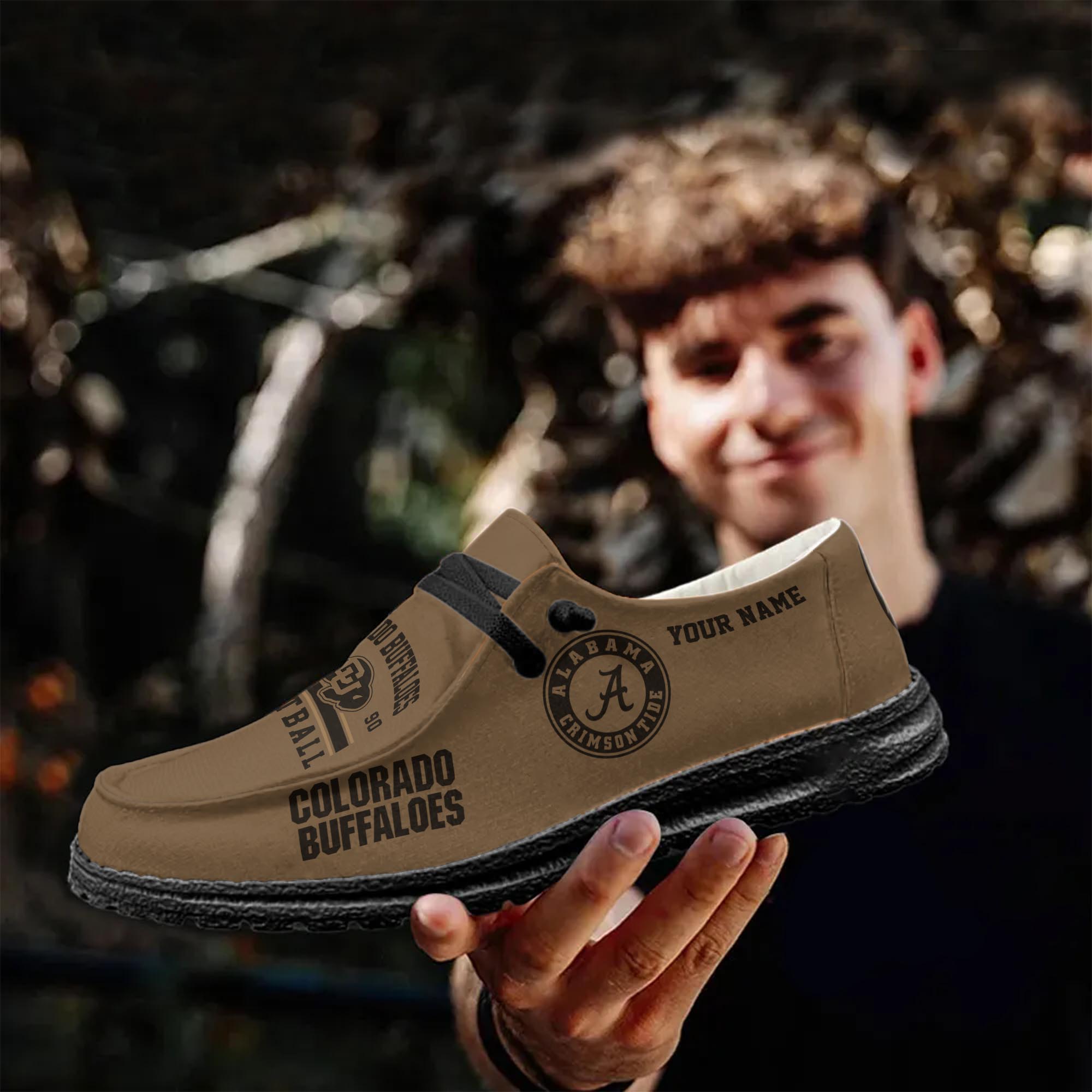 Colorado Buffaloes personalisierte H-D-Sportschuhe – individuelles Namensdesign