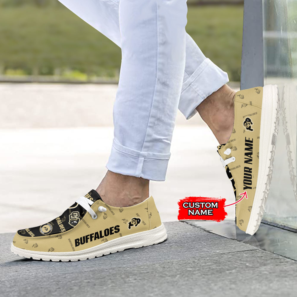 Colorado Buffaloes personalisierte H-D-Sportschuhe – individuelles Namensdesign
