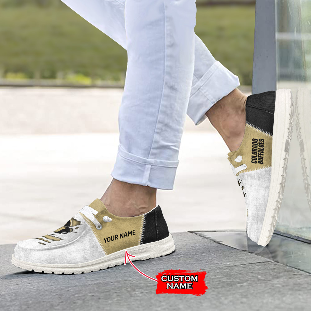 Colorado Buffaloes personalisierte H-D-Sportschuhe – individuelles Namensdesign