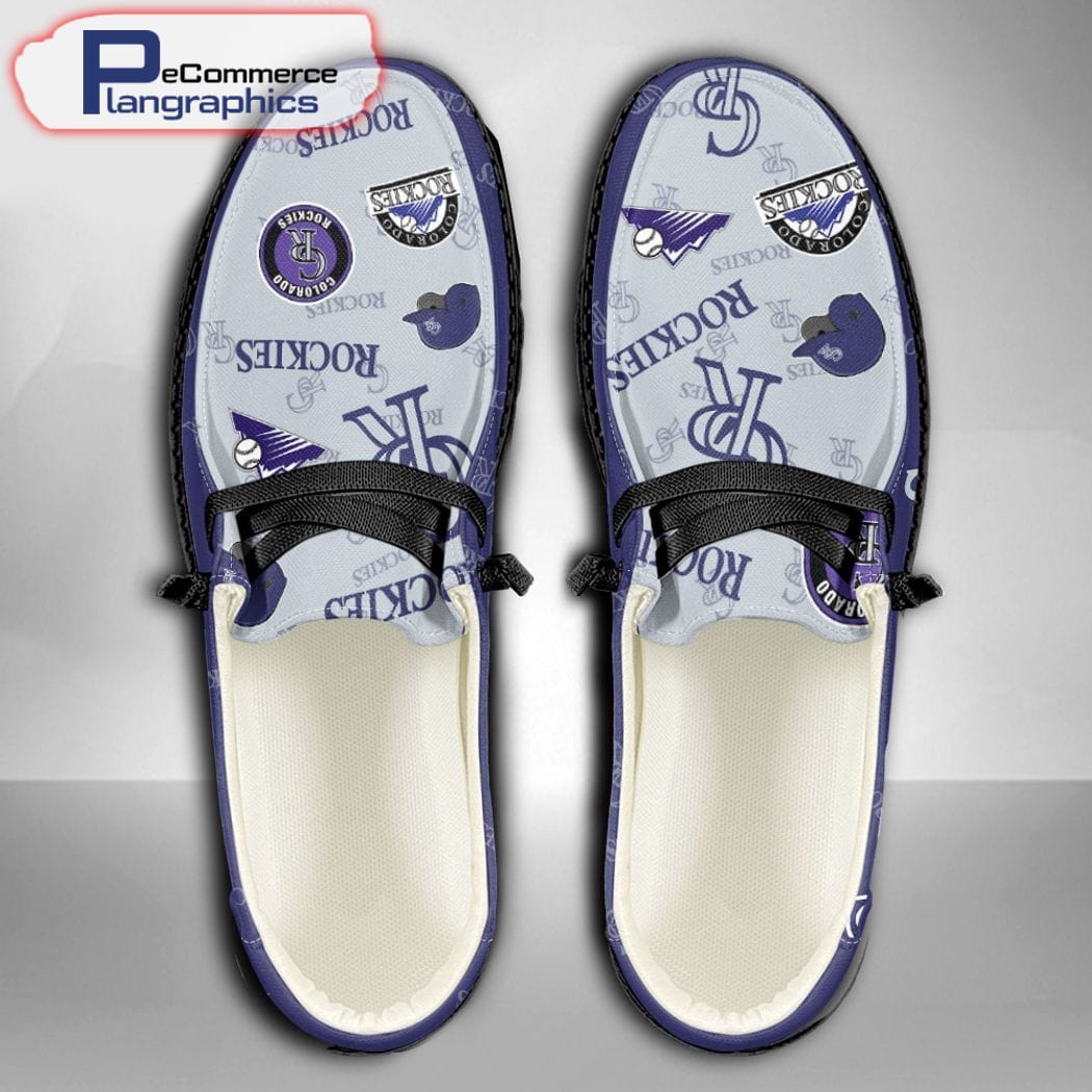 Colorado Rockies Custom H-D Schuhe