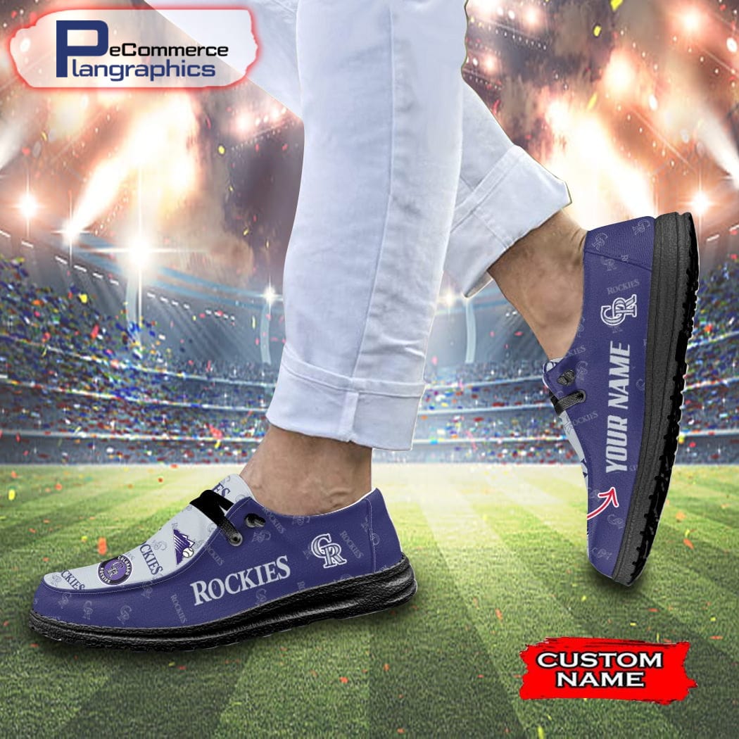 Colorado Rockies Custom H-D Schuhe