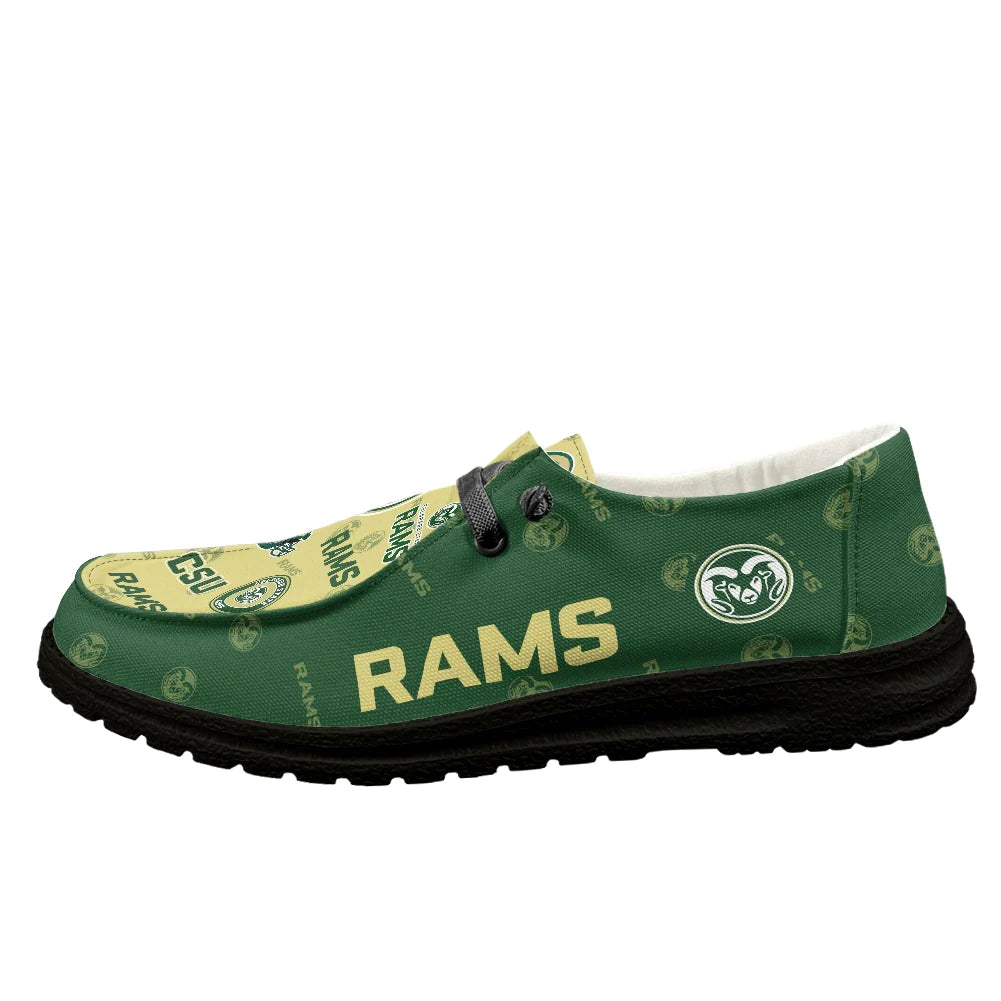 Colorado State Rams personalisierte H-D-Sportschuhe – individuelles Namensdesign