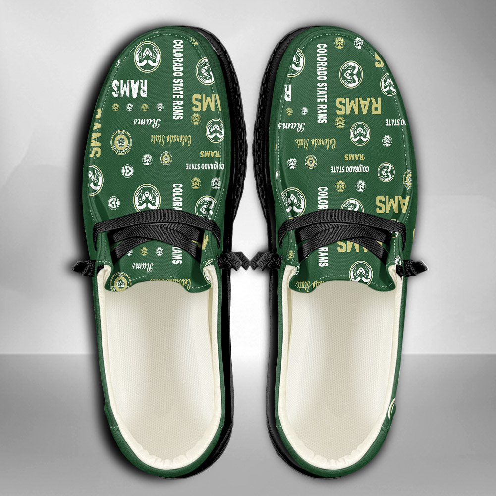 Colorado State Rams personalisierte H-D-Sportschuhe – individuelles Namensdesign