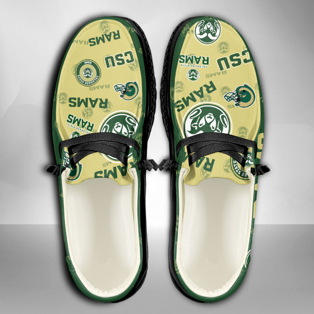 Colorado State Rams personalisierte H-D-Sportschuhe – individuelles Namensdesign