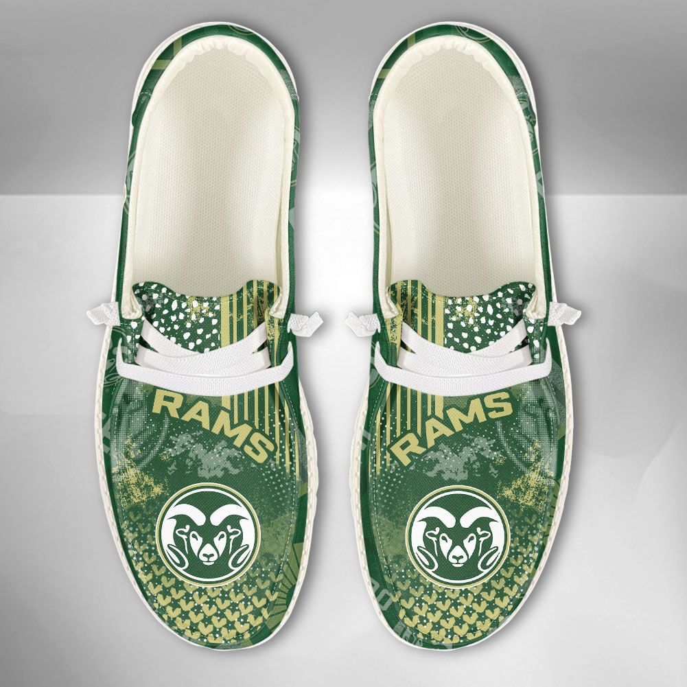 Colorado State Rams personalisierte H-D-Sportschuhe – individuelles Namensdesign