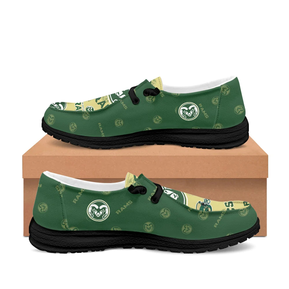 Colorado State Rams personalisierte H-D-Sportschuhe – individuelles Namensdesign