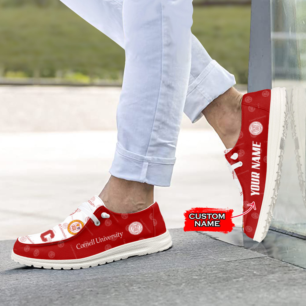 Cornell University H-D Shoes Wally Herren-Slipper zum Schnüren für Männer und Frauen