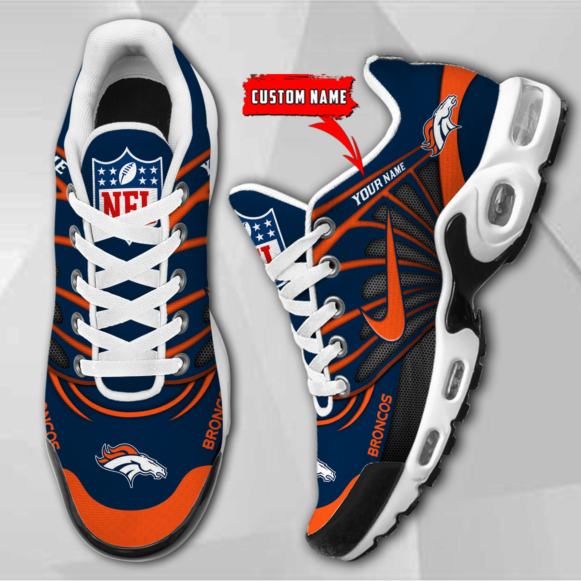 Denver Broncos TN Schuhe Sneakers für Männer und Frauen
