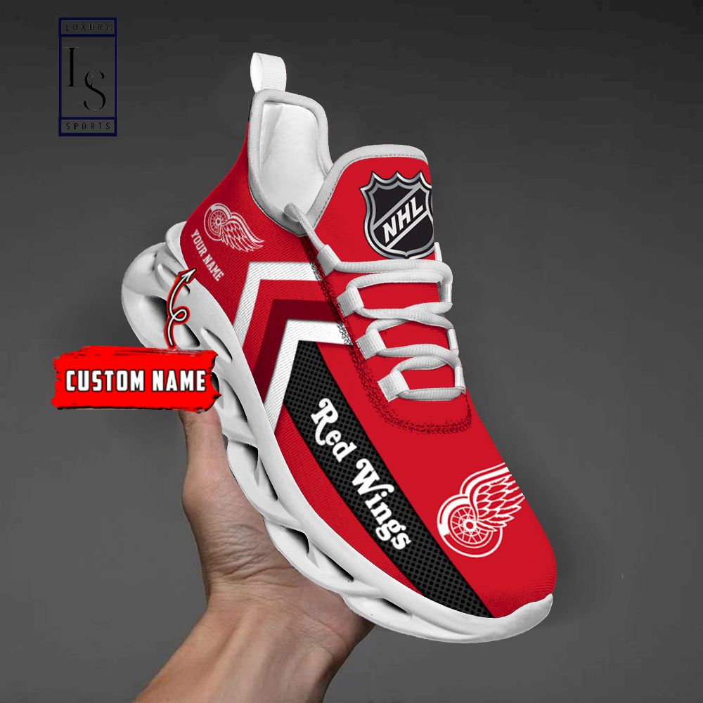 Detroit Red Wings NHL personalisierte Max-Schuhe