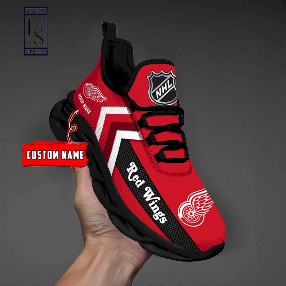Detroit Red Wings NHL personalisierte Max-Schuhe