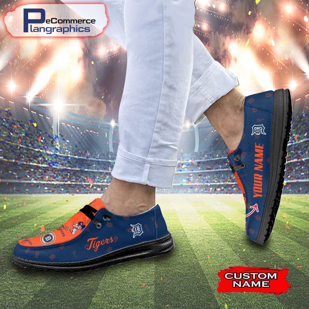 Detroit Tigers Custom H-D Schuhe