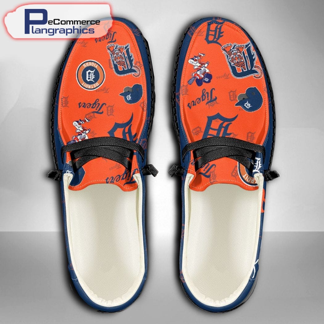 Detroit Tigers Custom H-D Schuhe