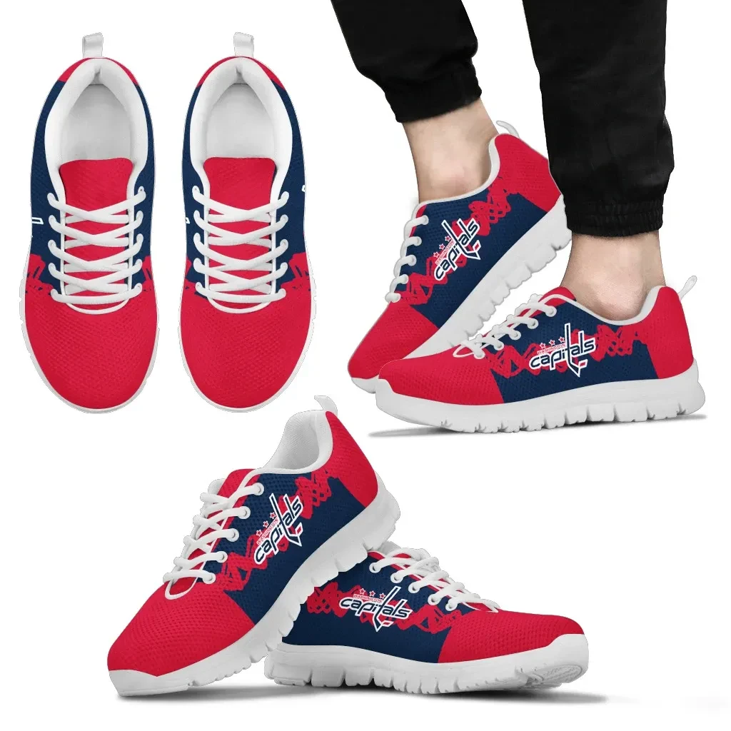 Doodle Line Erstaunliche Washington Capitals Sneakers V1