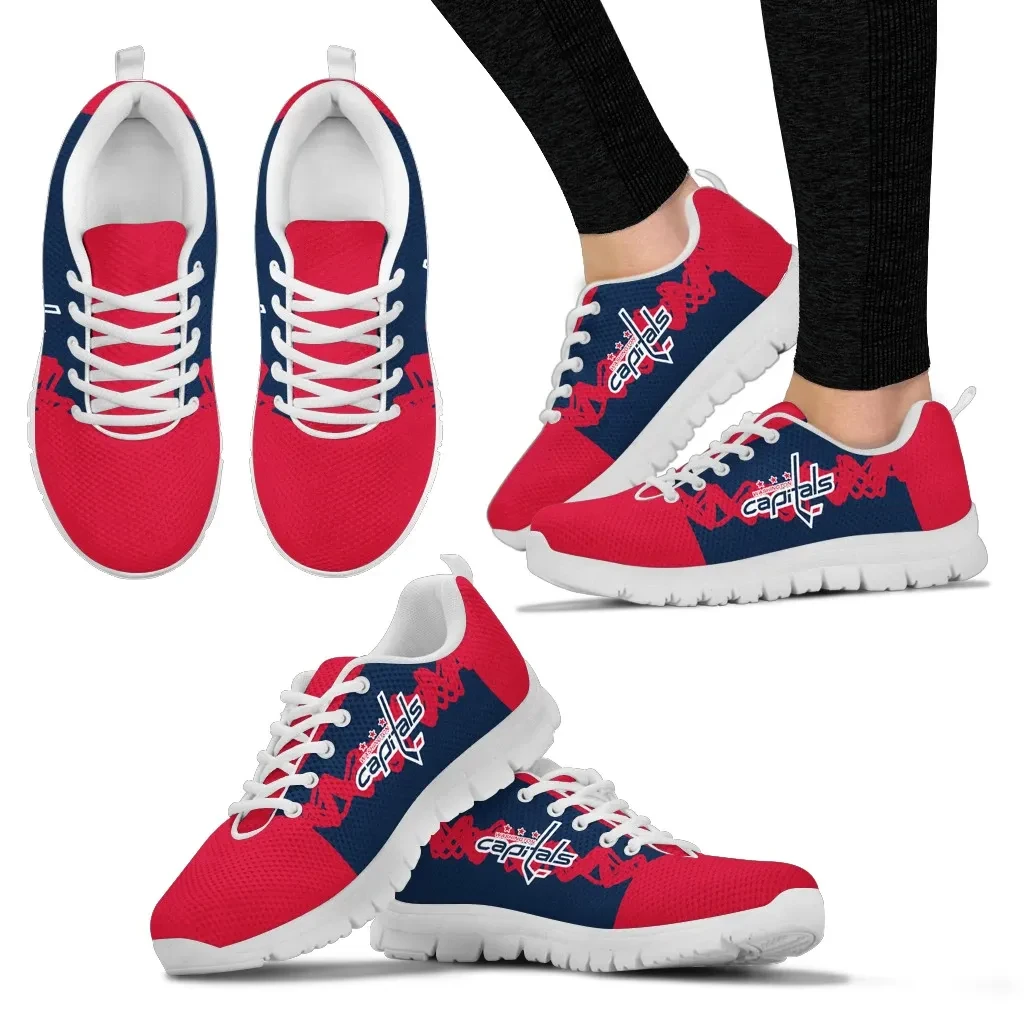 Doodle Line Erstaunliche Washington Capitals Sneakers V1