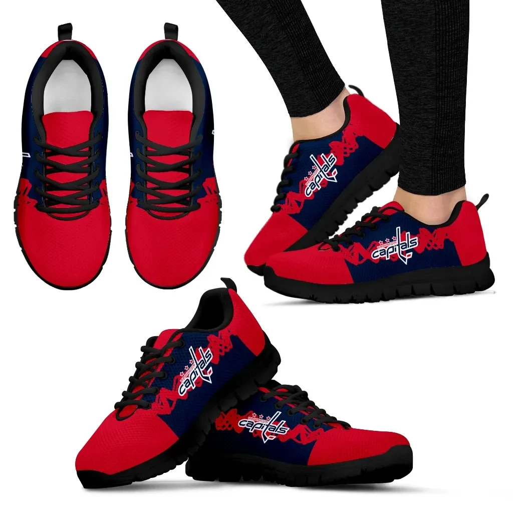 Doodle Line Erstaunliche Washington Capitals Sneakers V1