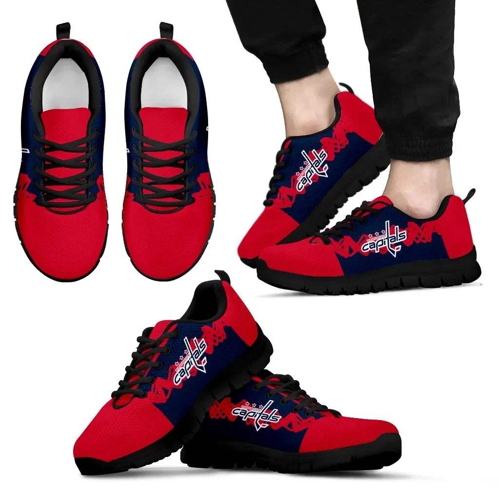 Doodle Line Erstaunliche Washington Capitals Sneakers V1