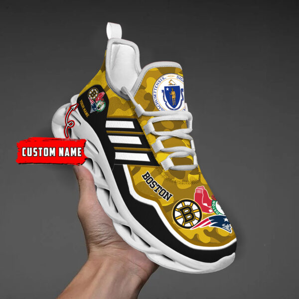 DS005 BostonYELLOW001 Klobige MAX-SCHUHE