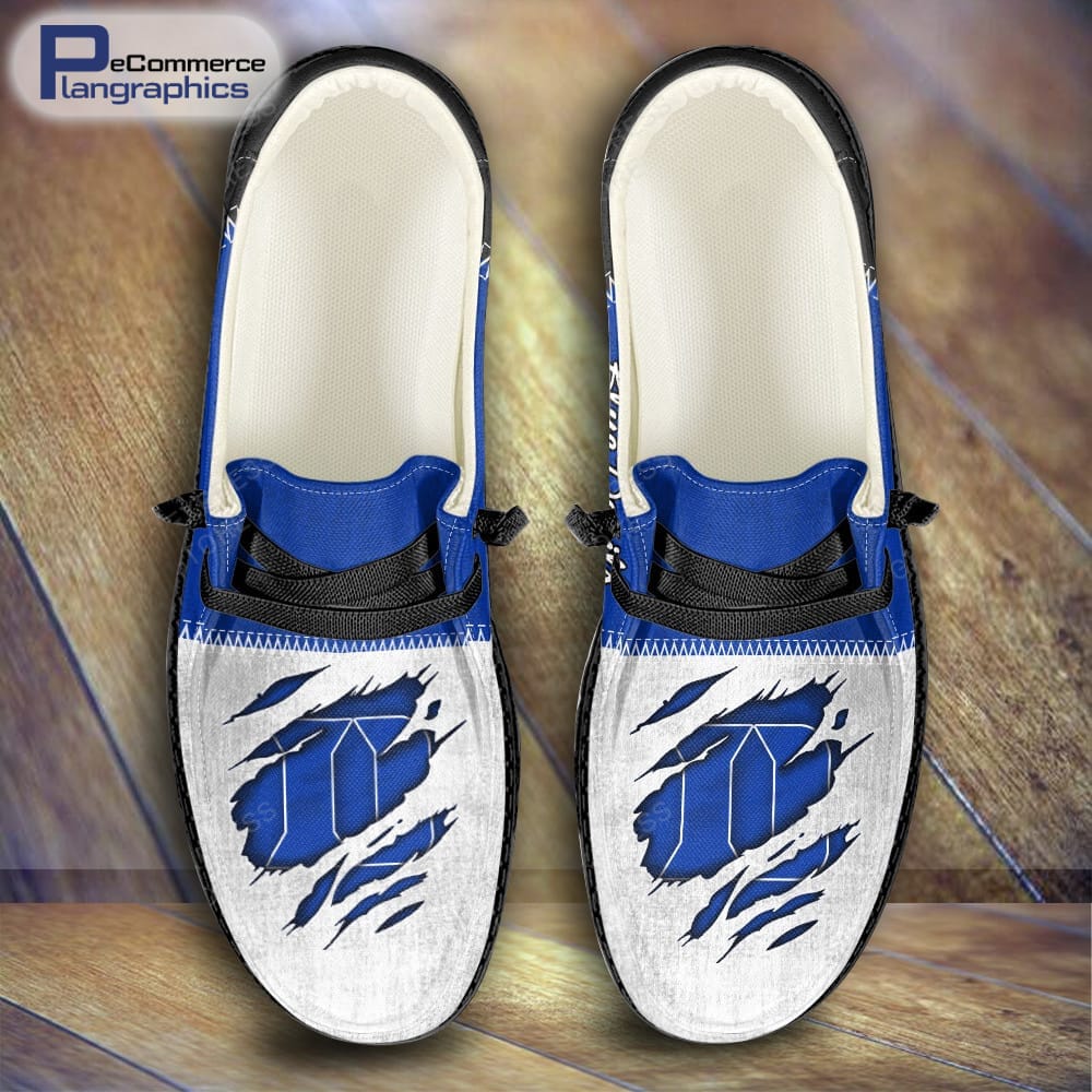 Duke Blue Devils Custom Name H-D Schuhe