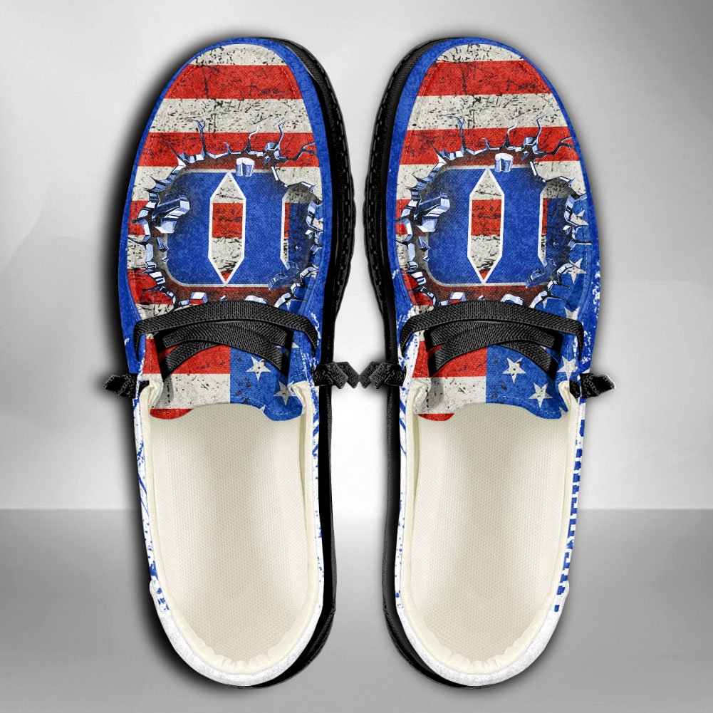 Duke Blue Devils H-D Shoes Wally Herren-Slipper zum Schnüren für Männer und Frauen
