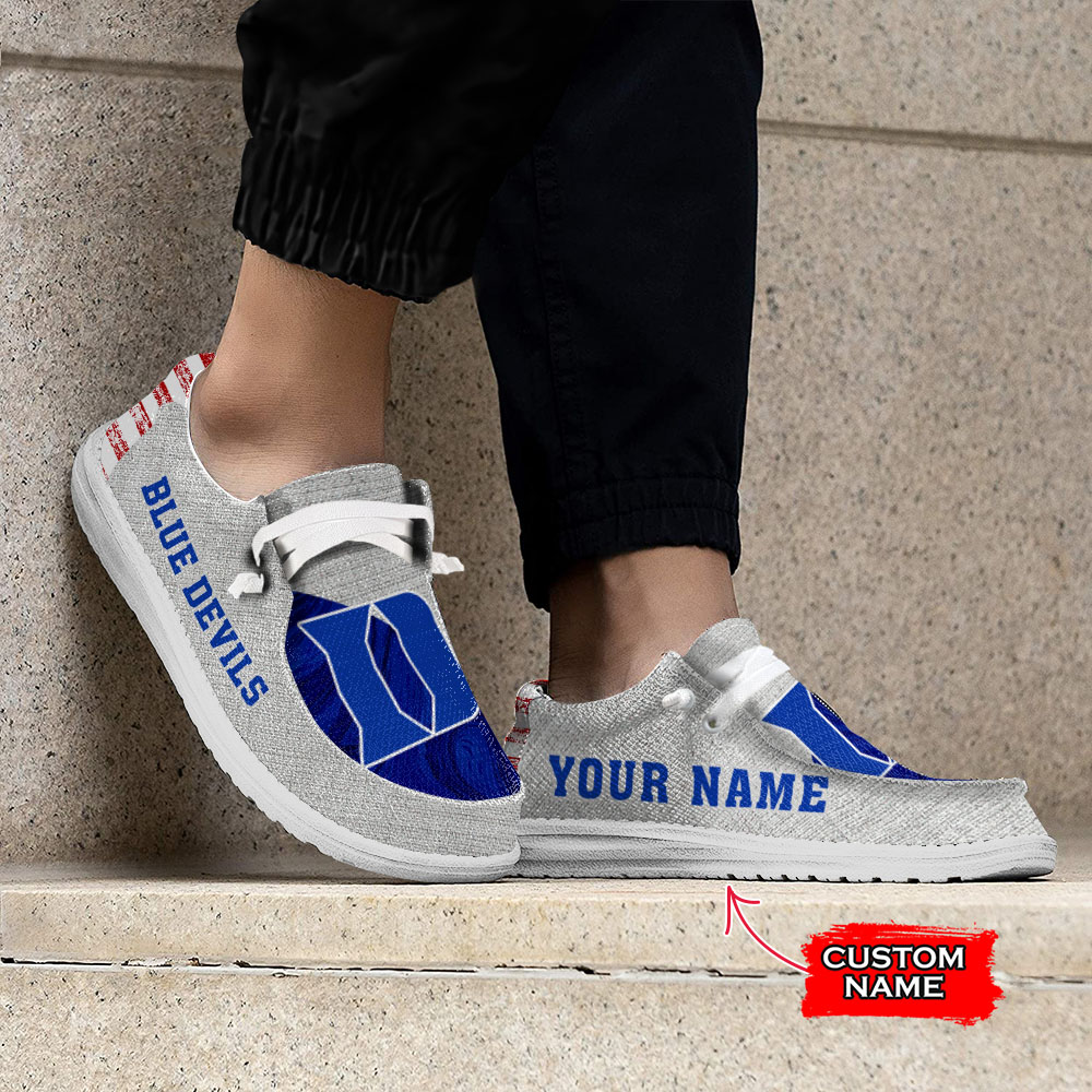 Duke Blue Devils H-D Shoes Wally Herren-Slipper zum Schnüren für Männer und Frauen