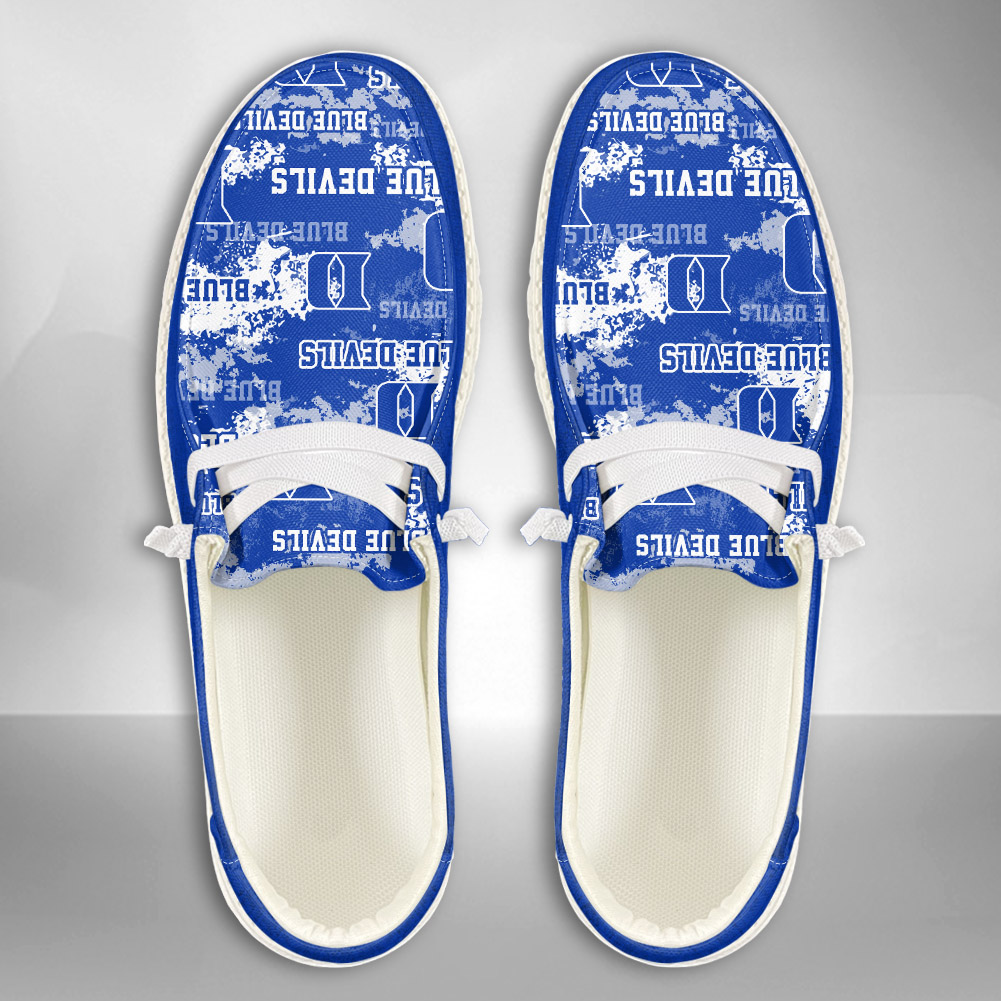 Duke Blue Devils H-D Shoes Wally Herren-Slipper zum Schnüren für Männer und Frauen