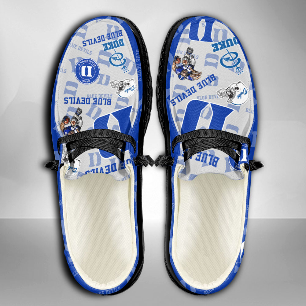 Duke Blue Devils H-D Shoes Wally Herren-Slipper zum Schnüren für Männer und Frauen