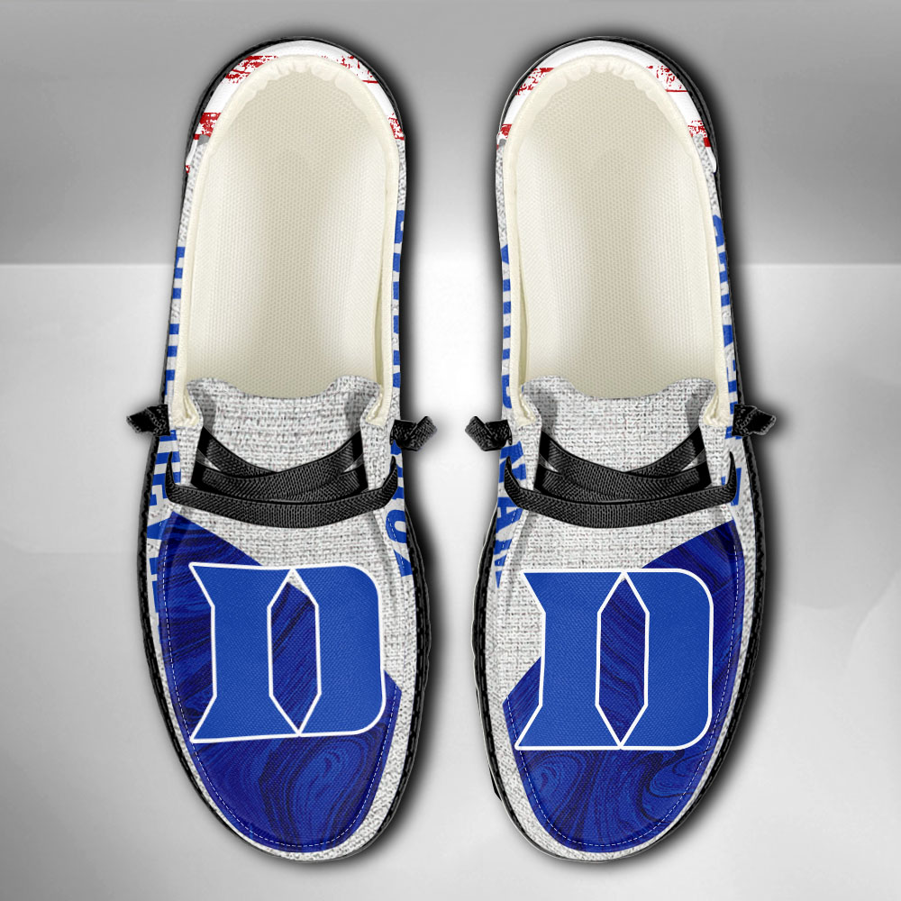 Duke Blue Devils H-D Shoes Wally Herren-Slipper zum Schnüren für Männer und Frauen