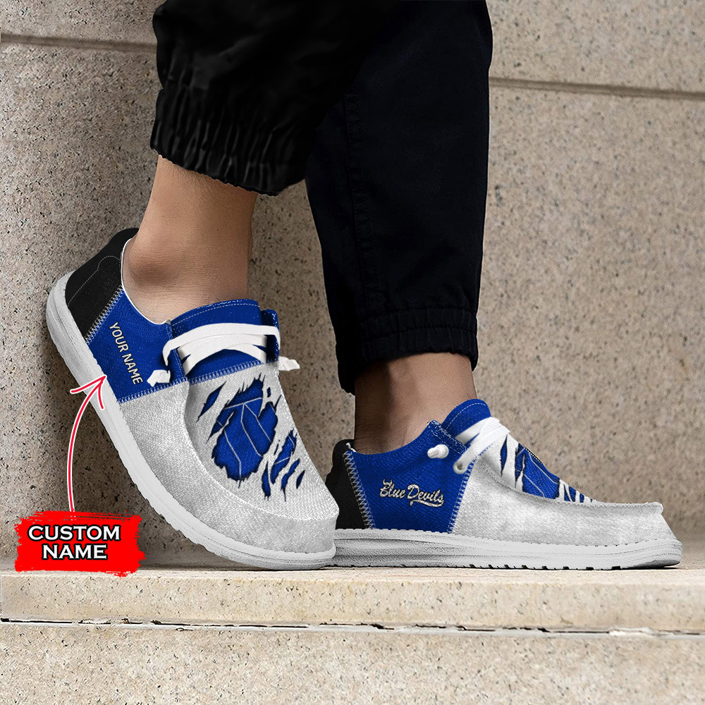 Duke Blue Devils H-D Shoes Wally Herren-Slipper zum Schnüren für Männer und Frauen