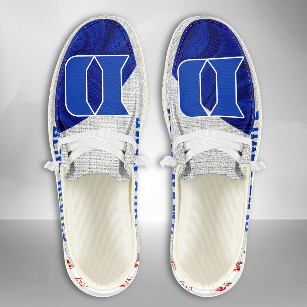 Duke Blue Devils H-D Shoes Wally Herren-Slipper zum Schnüren für Männer und Frauen