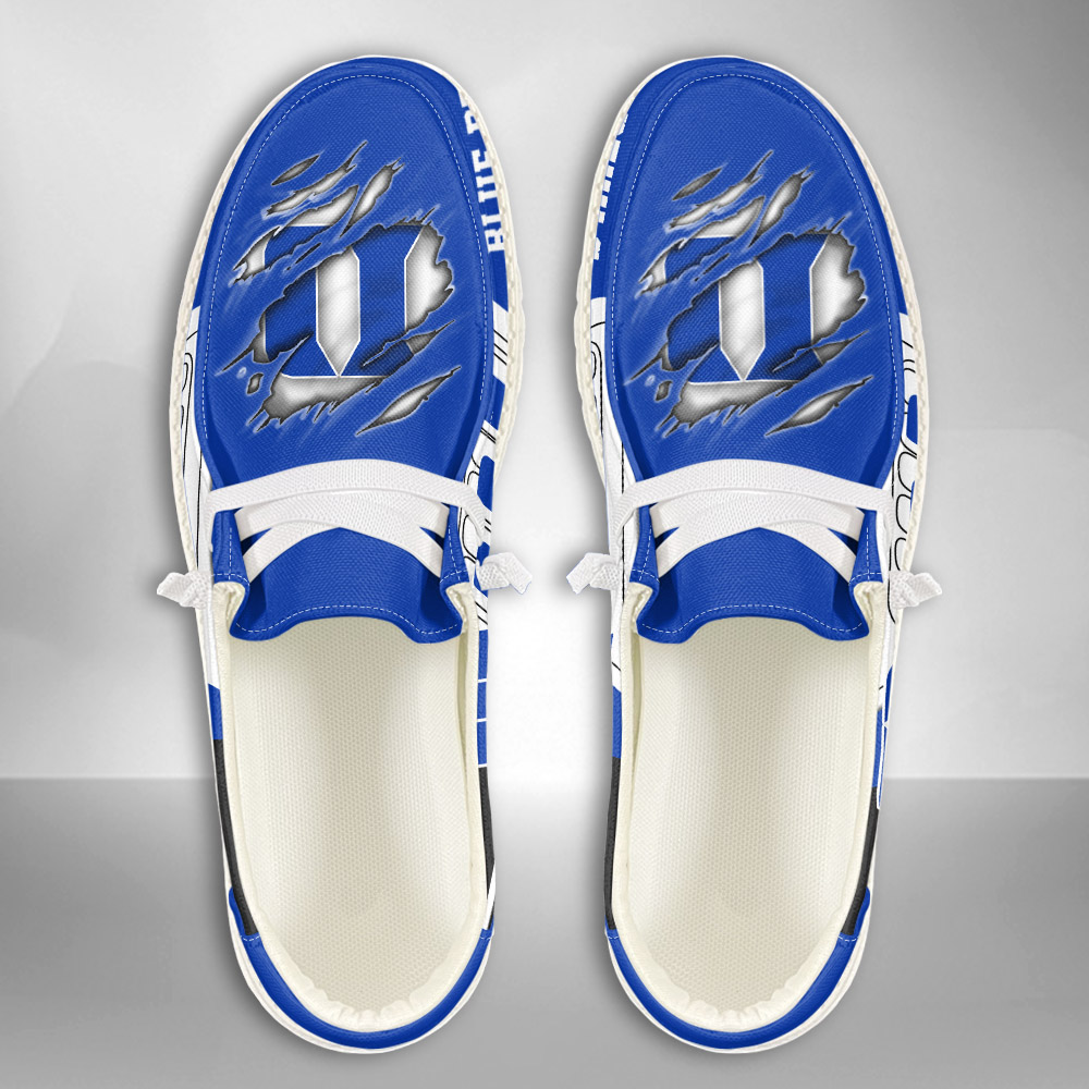 Duke Blue Devils H-D Shoes Wally Herren-Slipper zum Schnüren für Männer und Frauen