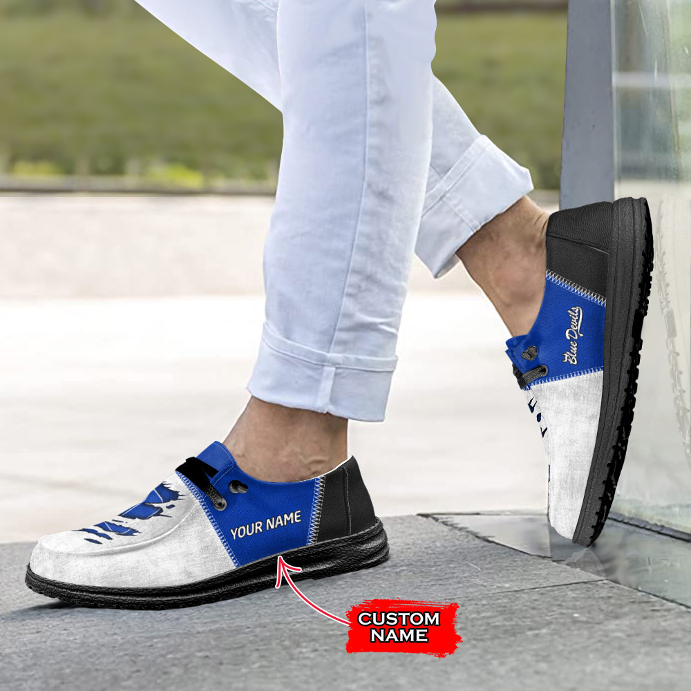 Duke Blue Devils H-D Shoes Wally Herren-Slipper zum Schnüren für Männer und Frauen