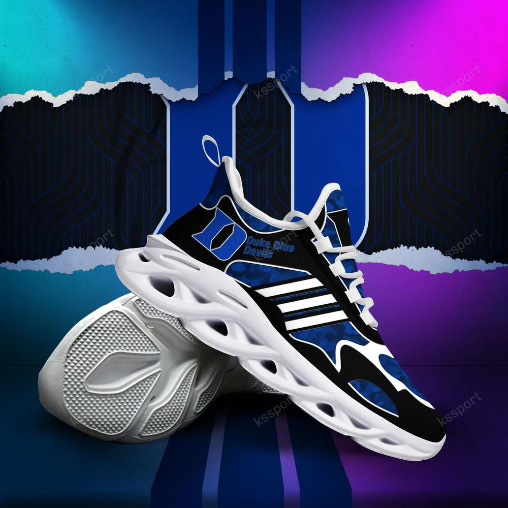 Duke Blue Devils Max Soul Clunky, Camo Running Sneakers für Fans aller Zeiten